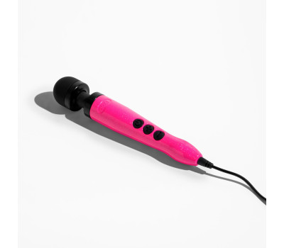 Вибромассажер DOXY Die Cast 3 Hot Pink, очень мощный, питание 220В, металлический корпус
