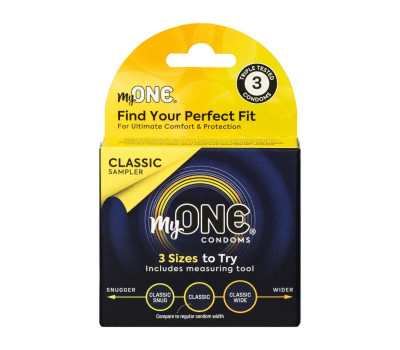 Презервативы MyONE Classic Sampler 3 шт, картонная коробка