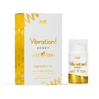 Жидкий вибратор Intt Vibration Honey (15 мл), густой гель, очень вкусный, действует до 30 мин