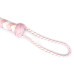 Флоггер Liebe Seele White & Pink Leather Whip