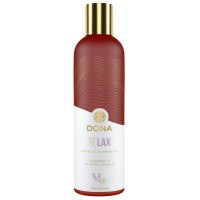 Массажное масло DONA Relax - Lavender & Tahitian Vanilla Essential Massage Oil (120 мл)