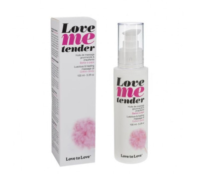 Распродажа!!! Массажное масло Love To Love - Love Me Tender, Cotton candy 100 мл (срок 10.2025)