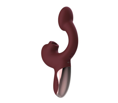 Смарт-вибратор Magic Motion Ponder Red, двойная стимуляция, виброяйцо+язычок для клитора