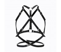 Женская портупея Art of Sex - Agnessa Leather harness, Черный XS-M