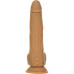 Фаллоимитатор с пульсацией Naked ADDICTION Dominic 9″ Caramel, пульт ДУ, диаметр 4,2 см