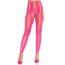 Колготки Leg Avenue Seamless Opaque Footless Suspender Hose One Size Neon Pink