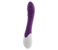 Вибратор S Pleasures Premium Phoenix, для точки G, фиолетовый, водостойкий, 16 видов вибрации, нагрев