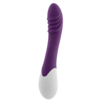 Вибратор S Pleasures Premium Phoenix, для точки G, фиолетовый, водостойкий, 16 видов вибрации, нагрев