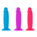 Набор фаллоимитаторов ADDICTION Silly Willy 3.3” Silicone Dildo, 3 цвета, 12 шт