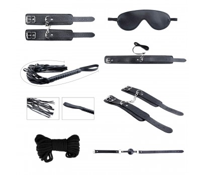 Набор Alive Secret Desires Black BDSM Kit (8 pcs)