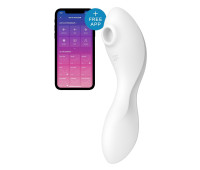 Вакуумный смарт-стимулятор с вибрацией Satisfyer Curvy Trinity 5 (White) (мятая упаковка!!!)