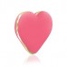Вибратор-сердечко Rianne S: Heart Vibe Coral, 10 режимов работы, медицинский силикон