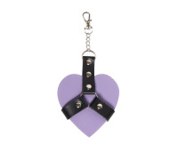 Брелок на карабине для ключей Art of Sex Chained Heart, Лаванда