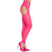 Колготки Leg Avenue Seamless Opaque Footless Suspender Hose One Size Neon Pink