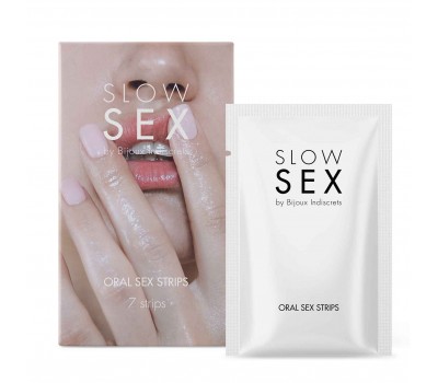 Распродажа!!! Полоски для орального секса Bijoux Indiscrets Slow Sex Oral sex strips (срок 02.2023)