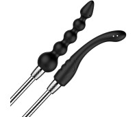 Набор анальных насадок для душа Nexus ADVANCED Shower Douche Duo Kit – Black, 2 шт (мятая упаковка!!!)