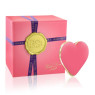 Вибратор-сердечко Rianne S: Heart Vibe Coral, 10 режимов работы, медицинский силикон