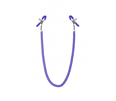 Зажимы для сосков с цепочкой Feral Feelings - Nipple clamps Classic, фиолетовый