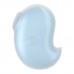 Вакуумный клиторальный стимулятор с вибрацией Satisfyer Cutie Ghost Blue