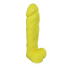 Крафтовое мыло-член с присоской Чистый Кайф Yellow size L
