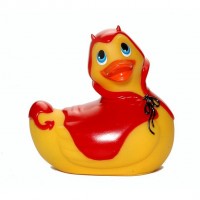 Вибромассажер I Rub My Duckie - Red Devil (BIG)