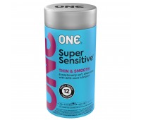 Презервативы ONE Super Sensitive 12 шт, подарочная упаковка тюб