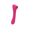 Вибратор и вакуумный клиторальный стимулятор Alive New Midnight Quiver MagentaPink
