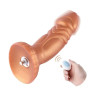 Силиконовый дилдо с вибрацией Hismith Slightly Curved Vibrating Silicone Dildo Monster Series