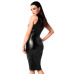Платье Noir Handmade F337 Powerwetlook midi dress - 3XL