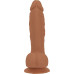 Фаллоимитатор ADDICTION Steven 7.5" Silicone Dong Caramel, вибропуля в подарок