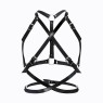 Женская портупея Art of Sex - Agnessa Leather harness, Черный L-2XL
