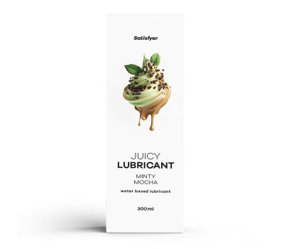 Лубрикант на водной основе Satisfyer Juicy Lubricant Minty Mocha water based 300 мл