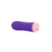 Вибропуля S Pleasures Bullets Twist & Shout Purple, фиолетовая, ребристая поверхность, 10 режимов