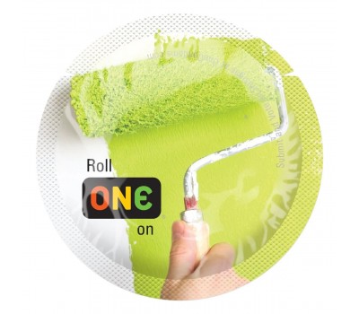 Презерватив ONE Color Sensations - Roll ONE on (Green) 1 шт