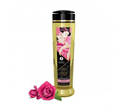 Массажное масло Shunga Aphrodisia - Roses (240 мл) натуральное увлажняющее