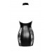 Платье Noir Handmade F238 Short tulle dress with powerwetlook inserts - L