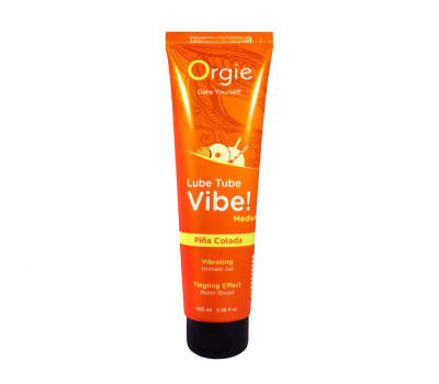Вибролубрикант Orgie Lube Tube Vibe! Pina Colada 100 мл
