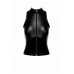 Топ Noir Handmade F324 Glam wetlook top with vinyl corset - XXL