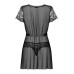 Пеньюар Obsessive Alluria peignoir & thong L/XL