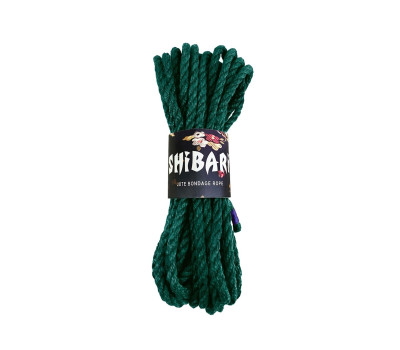 Джутовая веревка для Шибари Feral Feelings Shibari Rope, 8 м зеленая