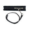 Ошейник с поводком Punishment - Crystal Collar & Leash – Black