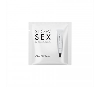 Пробник Bijoux Indiscrets Sachette Oral Sex Balm - SLOW SEX (2 мл)