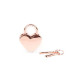 Замочек Liebe Seele Heart Shape Padlock Rose Gold (2 шт)