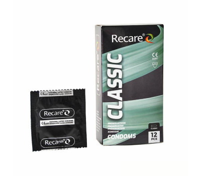 Презервативы Holographic Recare Classic Condoms 12 шт, классические