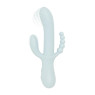 Вибратор-кролик Good Vibes Only - SAGE Triple Stimulation Vibe Soft Silicone - Blue