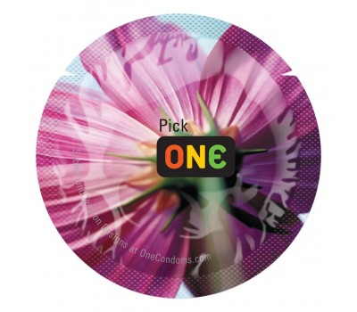 Презерватив ONE Color Sensations - Pick ONE (Purple) 1 шт