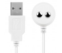 Зарядка (запасной кабель) для игрушек Satisfyer USB charging cable White (мятая упаковка!!!)