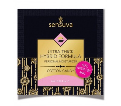 Пробник Sensuva - Ultra-Thick Hybrid Formula Cotton Candy (6 мл)