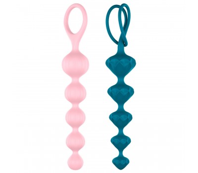 Набор анальных бус Satisfyer Beads Colored (мятая упаковка)