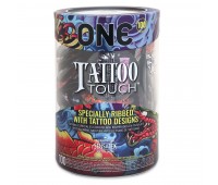 Набор презервативов ONE Tattoo Touch 100 шт, мегапак тюб